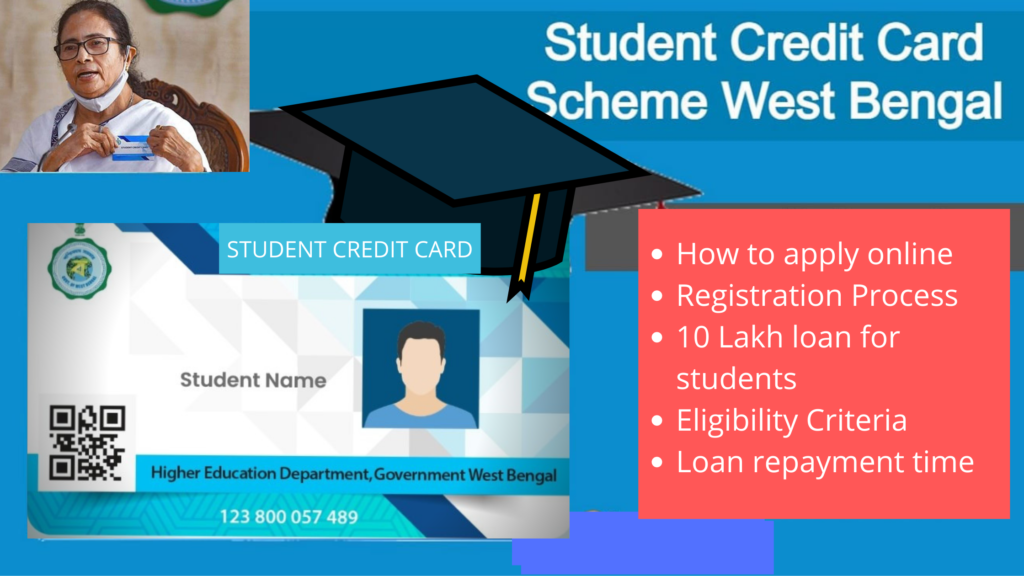 West Bengal Student Credit Card | 10 lakhs loan| Online Apply