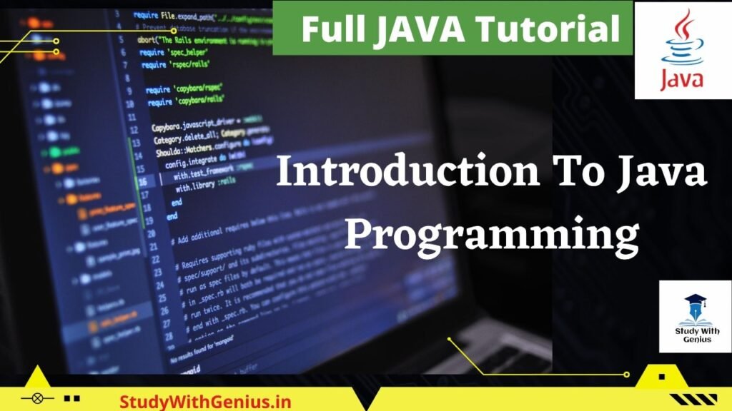 Introduction To Java Programming_StudyWithGenius