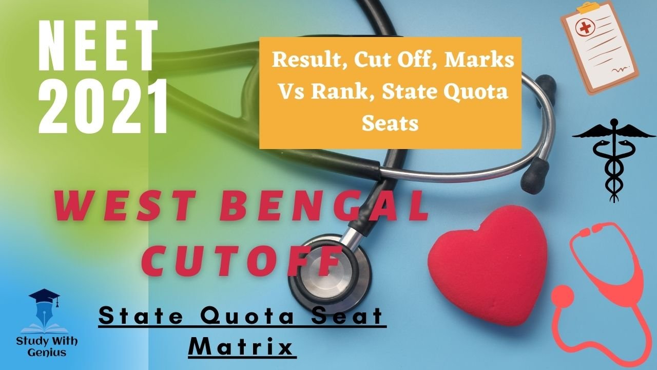 NEET 2021 Cutoff West Bengal MBBS And BDS Cutoff Seat Matrix